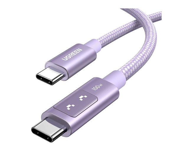 UGREEN Kabel USB-C do USB-C Uno L509 100W 2m fioletowy - 1489169 - zdjęcie